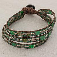 Beaded wristband bracelet,
