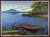 'A Day at the Lake' - Signed Painting of Guatemala's Lake Atitlan with Volcanoes thumbail