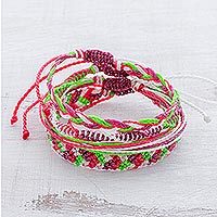Braided bracelets,