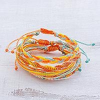 Braided bracelets,