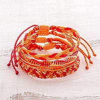 Braided bracelets,