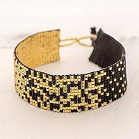 Beaded wristband bracelet,