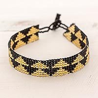 Beaded wristband bracelet,