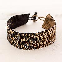 Beaded wristband bracelet,