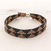 Beaded wristband bracelet,
