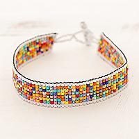 Beaded wristband bracelet,