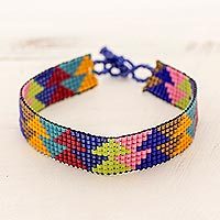 Beaded wristband bracelet,
