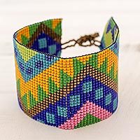 Beaded wristband bracelet,