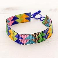 Beaded wristband bracelet,