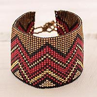 Beaded wristband bracelet,