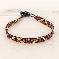 Beaded wristband bracelet,