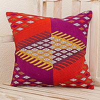 Cotton cushion cover Solola Colors Guatemala