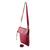 Leather sling handbag and bracelet, 'Casual Party in Berry' - Leather Sling Handbag and Bracelet in Berry from El Salvador (image 2b) thumbail