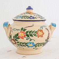 Ceramic tureen Magic Maya Forest Guatemala