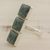 Jade cocktail ring, 'Mayan Style' - Square Jade and Sterling Silver Cocktail Ring from Guatemala thumbail