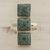 Jade cocktail ring, 'Mayan Style' - Square Jade and Sterling Silver Cocktail Ring from Guatemala (image 2b) thumbail