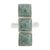 Jade cocktail ring, 'Mayan Style' - Square Jade and Sterling Silver Cocktail Ring from Guatemala (image 2c) thumbail