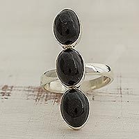 Jade cocktail ring,