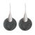 Jade drop earrings, 'Xareni Princess' - Dark Green Modern Jade Drop Earrings from Guatemala (image 2a) thumbail