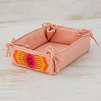 Cotton serving basket,