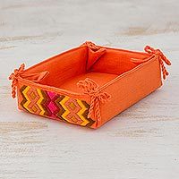 Cotton serving basket,