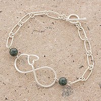 Jade pendant bracelet,