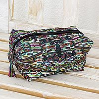 Fabric cosmetic bag,