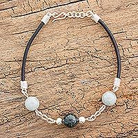 Jade pendant bracelet,