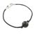 Jade pendant bracelet, 'Beautiful Virtue' - Black Jade Pendant Bracelet from Guatemala (image 2c) thumbail