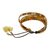 Glass beaded wristband bracelet, 'San Pedro Sunset' - Adjustable Glass Beaded Wristband Bracelet from Guatemala (image 2e) thumbail