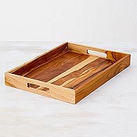 Teakwood tray,