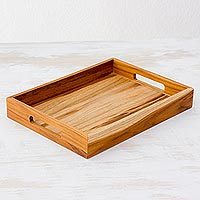 Teakwood tray,