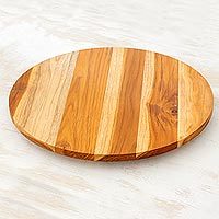 Teakwood lazy susan,