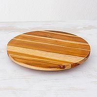 Teakwood lazy susan,
