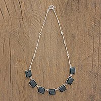 Jade pendant necklace,