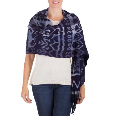Rayon shawl, Guatemalan Woods