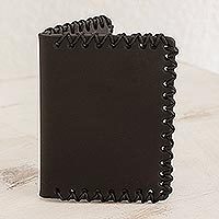 Leather wallet,