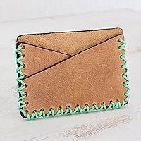 Leather card holder wallet,