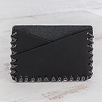 Leather card holder wallet,