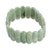 Jade beaded stretch bracelet, 'Plentiful Beauty' - Light Green Jade Beaded Stretch Bracelet from Guatemala (image 2b) thumbail
