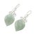 Jade dangle earrings, 'Skyward Drops' - Teardrop Jade Dangle Earrings Crafted in Guatemala (image 2b) thumbail