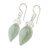 Jade dangle earrings, 'Skyward Drops' - Teardrop Jade Dangle Earrings Crafted in Guatemala (image 2c) thumbail