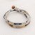 Glass beaded wrap bracelet, 'Land of Xocomil' - Aventurine and Glass Beaded Wrap Bracelet from Guatemala thumbail