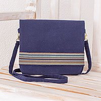 Cotton messenger bag,
