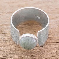 Jade cocktail ring,