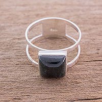 Jade cocktail ring,
