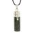 Jade locket necklace, 'Secret Message of Love' - Guatemalan Green Jade and Sterling Silver Locket Necklace (image 2a) thumbail