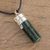 Jade locket necklace, 'Secret Message of Love' - Guatemalan Green Jade and Sterling Silver Locket Necklace (image 2b) thumbail