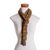 Rayon chenille scarf, 'Chestnut Love' - Multicolored Brown and Yellow Rayon Chenille Scarf (image 2b) thumbail