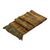 Rayon chenille scarf, 'Chestnut Love' - Multicolored Brown and Yellow Rayon Chenille Scarf (image 2d) thumbail